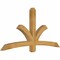 Ekena Millwork Davenport Rough Sawn Timber Gable Bracket, Western Red Cedar, 72"W x 36"H x 4"D x 4"F, 12/12 Pitch GBW072X36X0404DAV00RWR - alternate 2